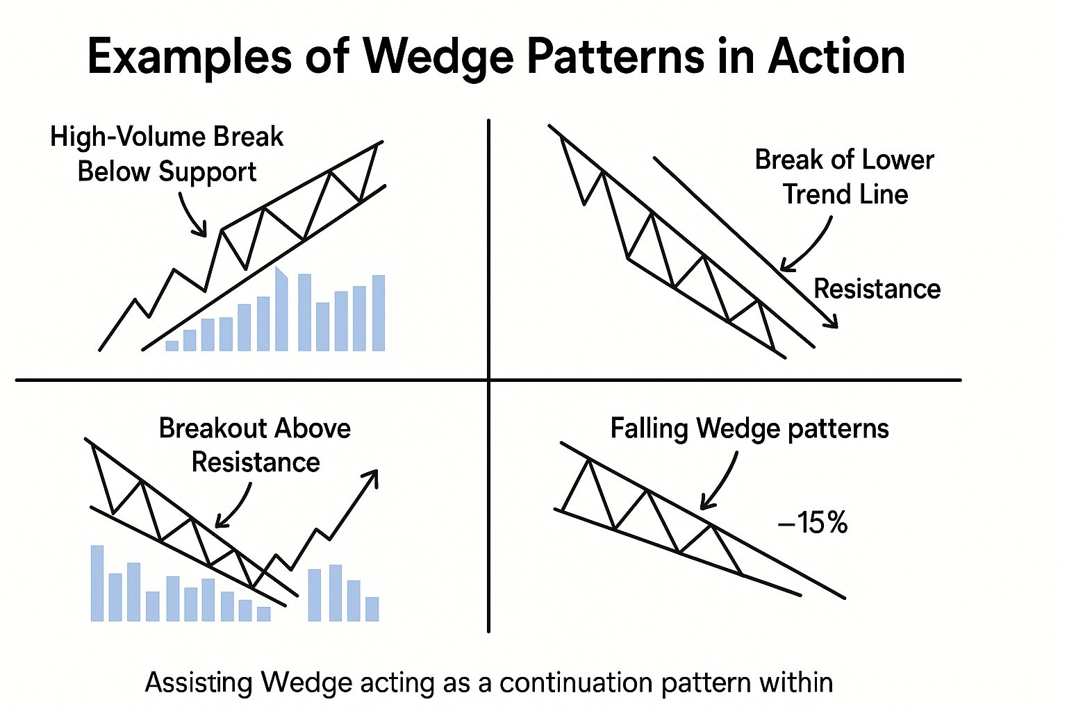 Examples of Wedge Patterns in Action